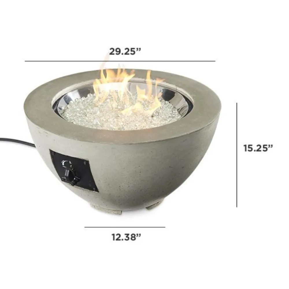 The Outdoor GreatRoom Company Cove 29-Inch Round Gas Fire Bowl