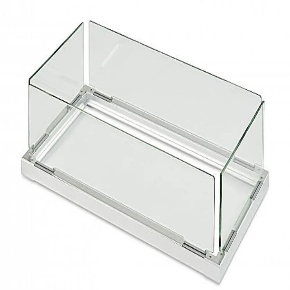 The Outdoor GreatRoom Company Folding Glass Guard for Gas Fire Pits