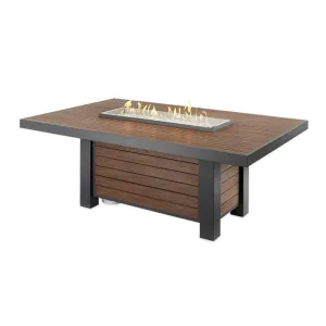 The Outdoor GreatRoom Company Kenwood 81-Inch Gas Fire Pit Dining Table