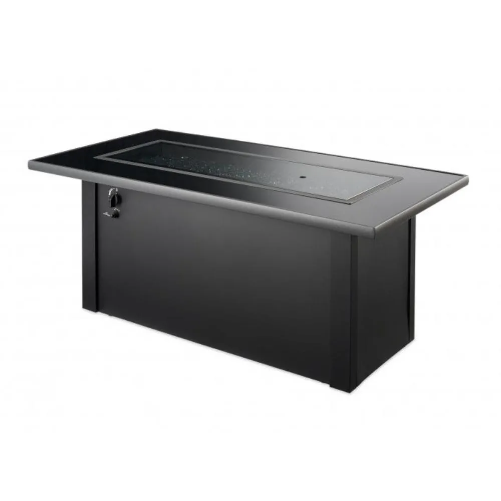The Outdoor GreatRoom Company Monte Carlo 59-Inch Linear Gas Fire Pit Table