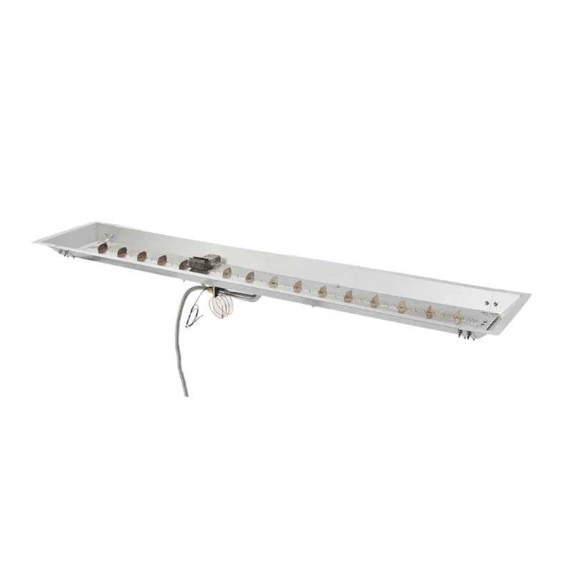 The Outdoor Greatroom Crystal Fire Plus Linear Gas Fire Pit Burner