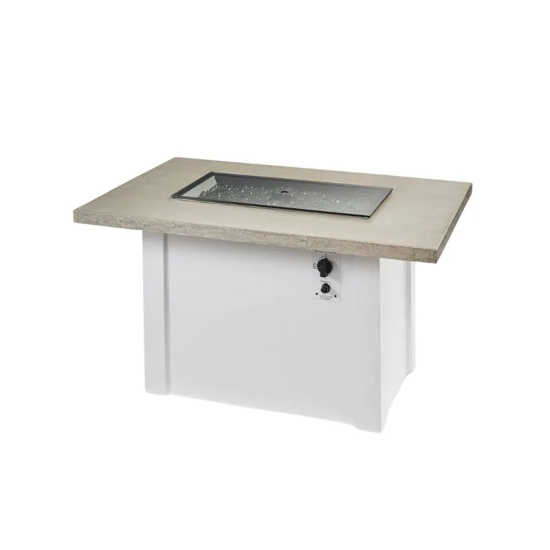 The Outdoor Greatroom Havenwood Rectangular Gas Fire Pit Table