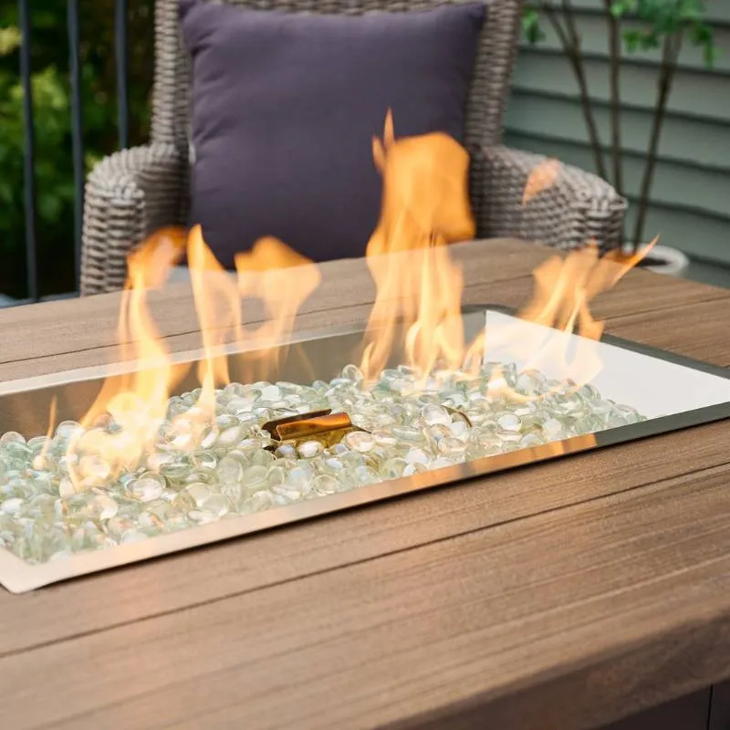 The Outdoor Greatroom Havenwood Rectangular Gas Fire Pit Table