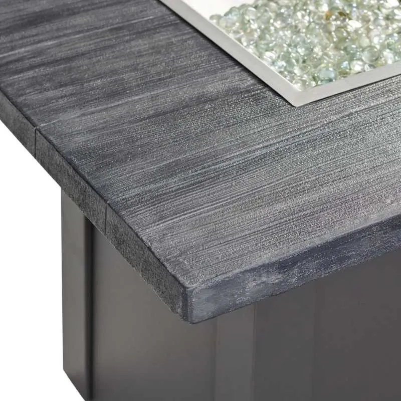 The Outdoor Greatroom Havenwood Rectangular Gas Fire Pit Table