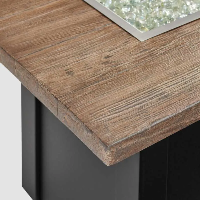 The Outdoor Greatroom Havenwood Rectangular Gas Fire Pit Table