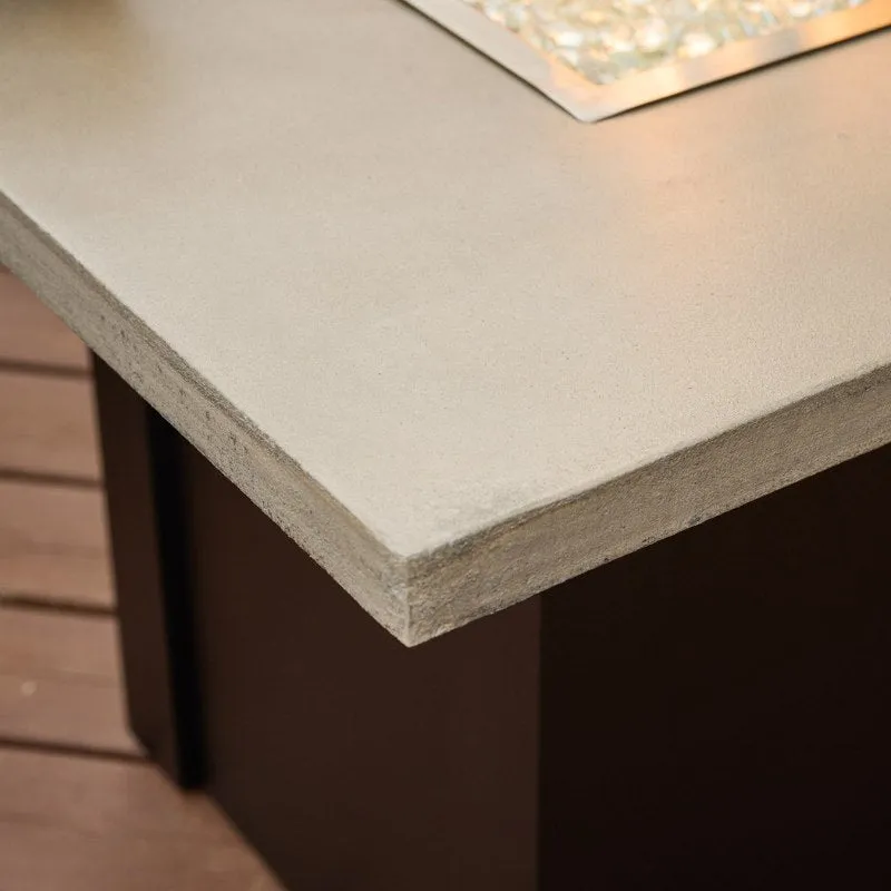 The Outdoor Greatroom Havenwood Rectangular Gas Fire Pit Table