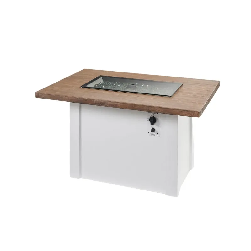 The Outdoor Greatroom Havenwood Rectangular Gas Fire Pit Table
