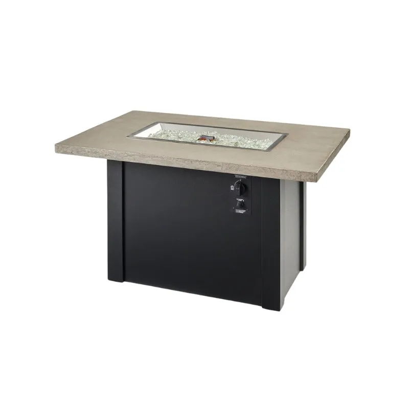 The Outdoor Greatroom Havenwood Rectangular Gas Fire Pit Table