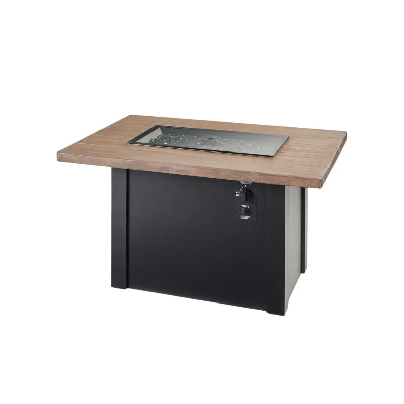 The Outdoor Greatroom Havenwood Rectangular Gas Fire Pit Table