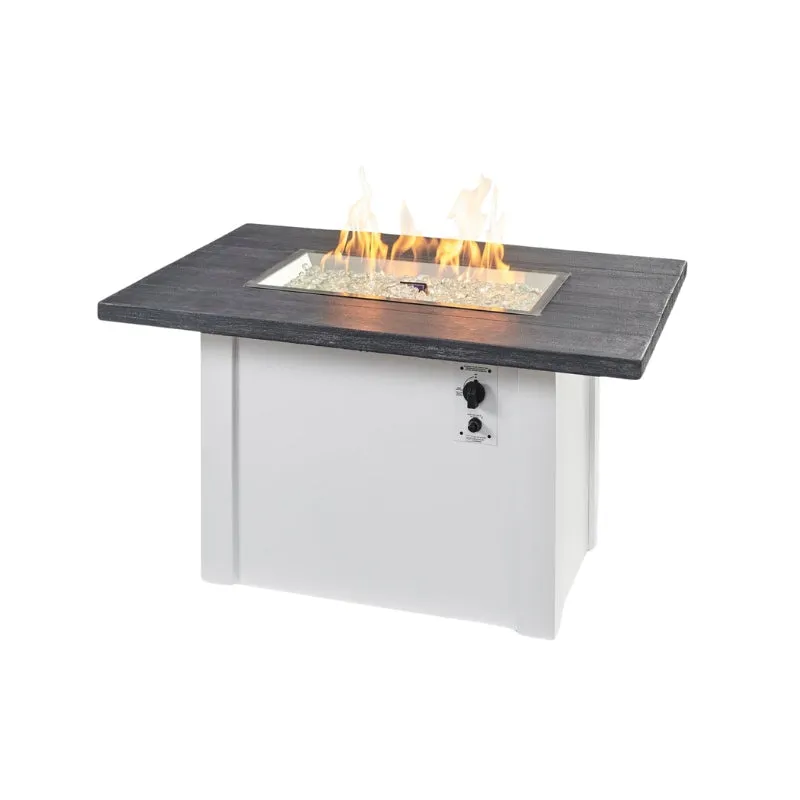 The Outdoor Greatroom Havenwood Rectangular Gas Fire Pit Table