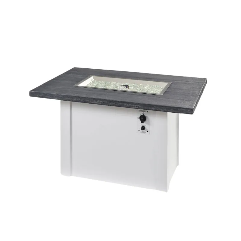 The Outdoor Greatroom Havenwood Rectangular Gas Fire Pit Table