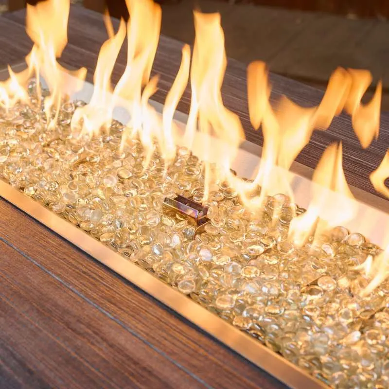 The Outdoor Greatroom Havenwood Rectangular Gas Fire Pit Table
