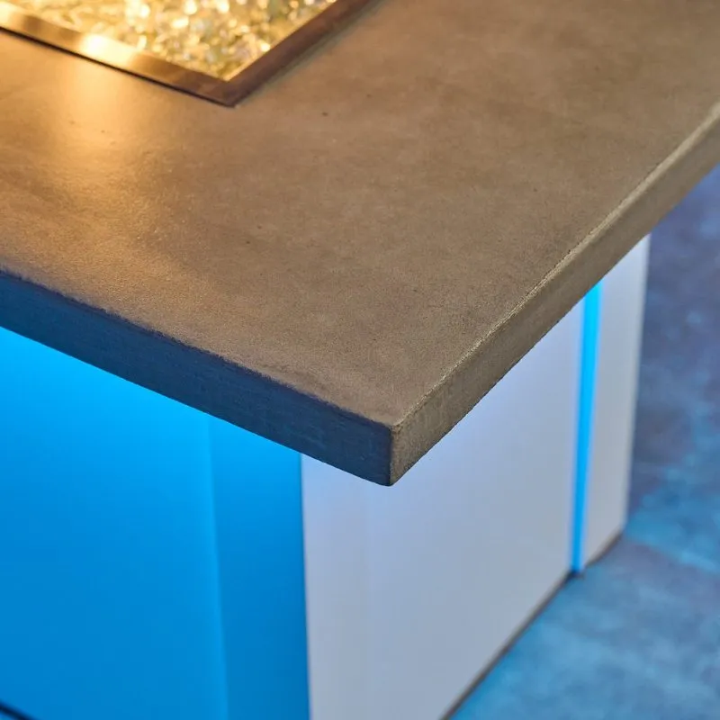 The Outdoor Greatroom Havenwood Rectangular Gas Fire Pit Table