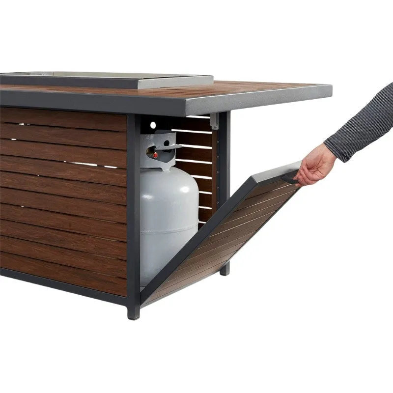 The Outdoor Greatroom Kenwood Rectangular Gas Fire Pit Table | KW-1224