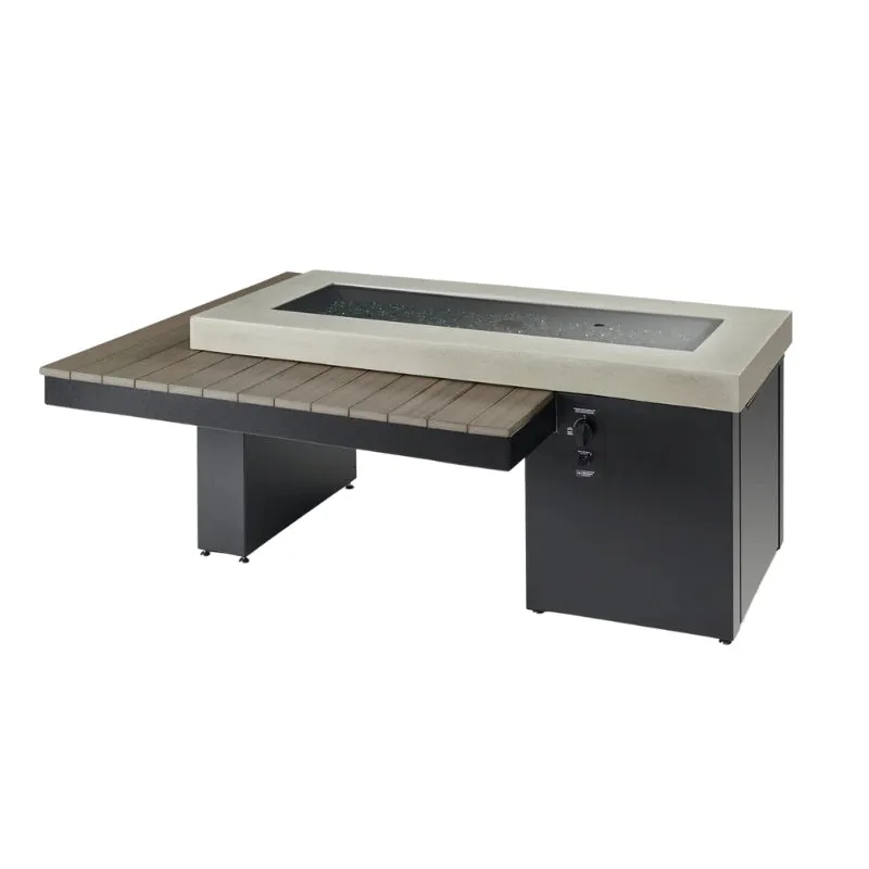 The Outdoor Greatroom Uptown Linear Gas Fire Pit Table | UPT-1242