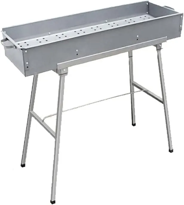Thickened Barbecue Rack, Outdoor Commercial Stall, Carbon Grill, Fish Grill, Skewer Grill, Folding Grill (Size : 100cm)