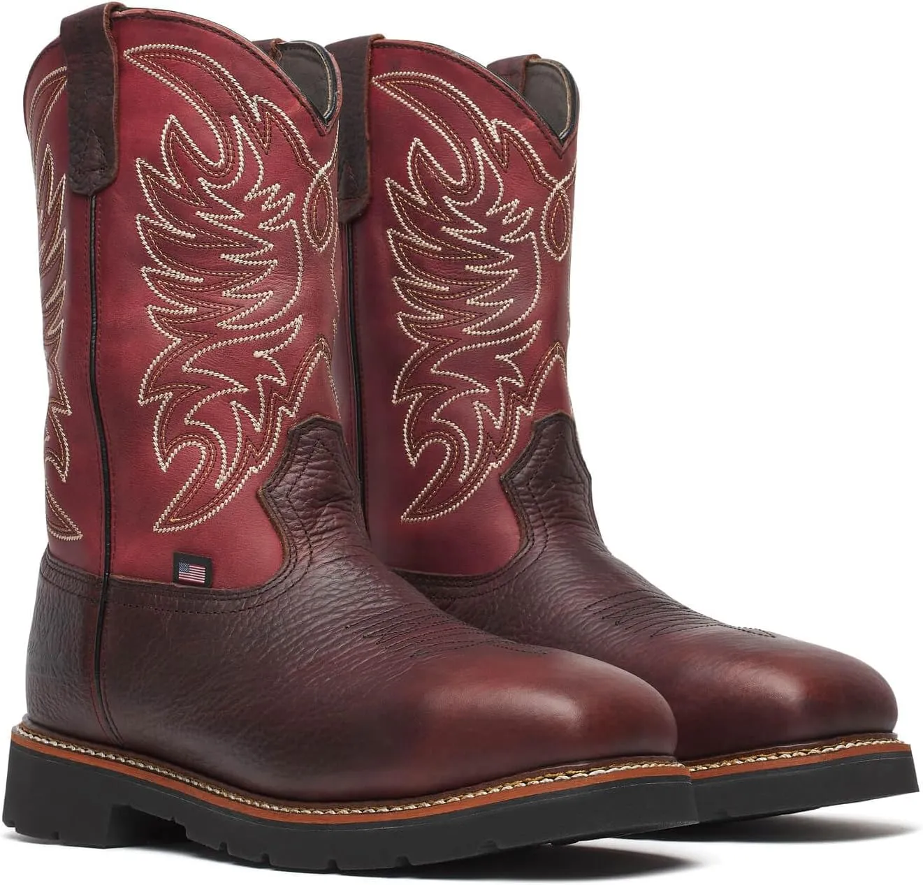 Thorogood Men's American Heritage Square Toe Wellington Waterproof Safety Industrial Boot