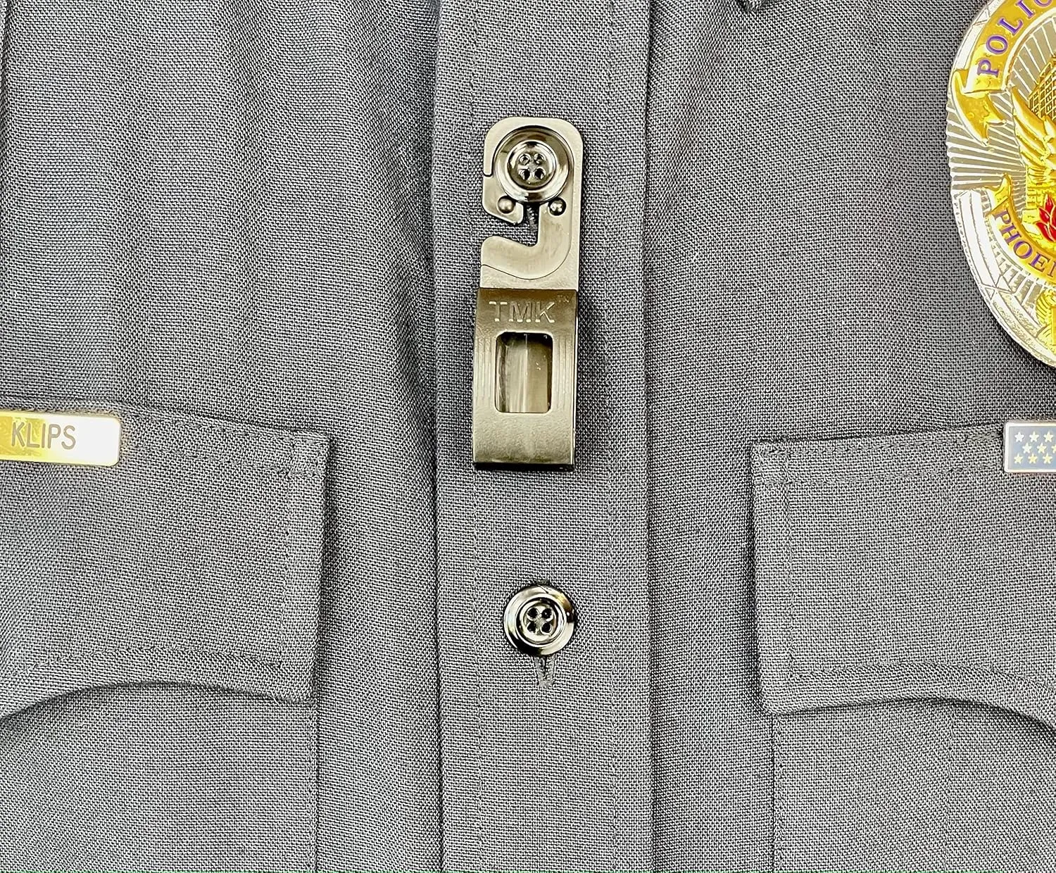 TMK - Tactical Mic Klip | Two-Way Radio Microphone Clip for First Responder Uniforms