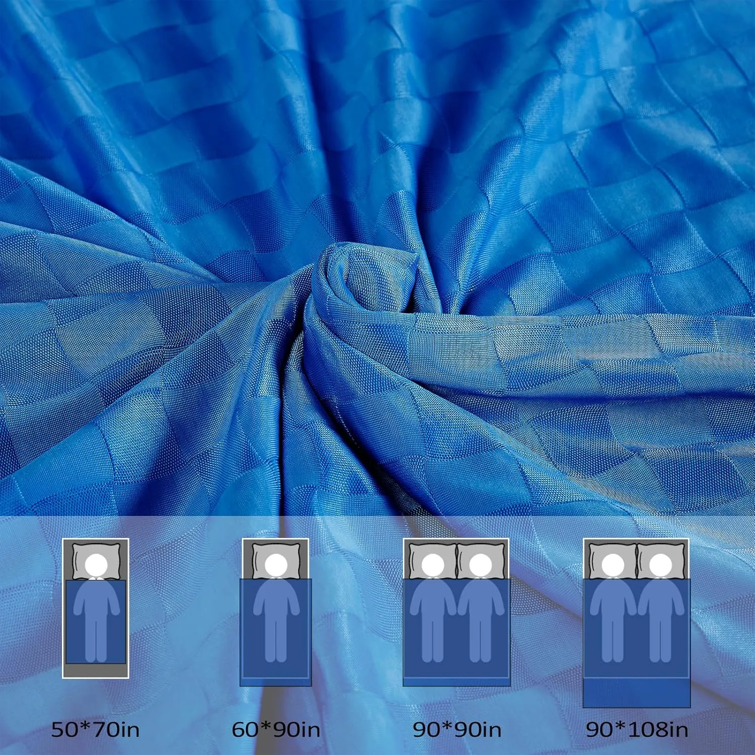 Topcee Cooling Blanket, Summer Cooling Blankets for Hot Sleepers, Arc-Chill Q-Max>0.5 Cool Fiber, Oeko-TEX 100% Certified, Soft, Breathable, Double-Side Bed Throw,Keep Cool for Adults Kids 50"x70"