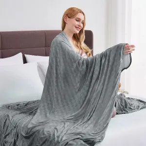 Topcee Cooling Blanket, Summer Cooling Blankets for Hot Sleepers, Arc-Chill Q-Max>0.5 Cool Fiber, Oeko-TEX 100% Certified, Soft, Breathable, Double-Side Bed Throw,Keep Cool for Adults Kids 90"x108"