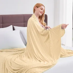 Topcee Cooling Blanket, Summer Cooling Blankets for Hot Sleepers, Arc-Chill Q-Max>0.5 Cool Fiber, Oeko-TEX 100% Certified, Soft, Breathable, Double-Side Bed Throw,Keep Cool for Adults Kids 90"x90"
