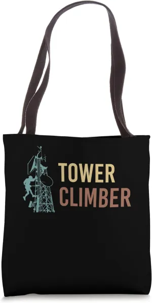 Tower Climber Vintage Retro Tote Bag