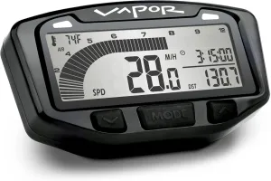 Trail Tech 752-115 Vapor Digital Speedometer Tachometer Gauge Kit, 1984-2015 Honda Yamaha TRX TW Raptor Wolverine
