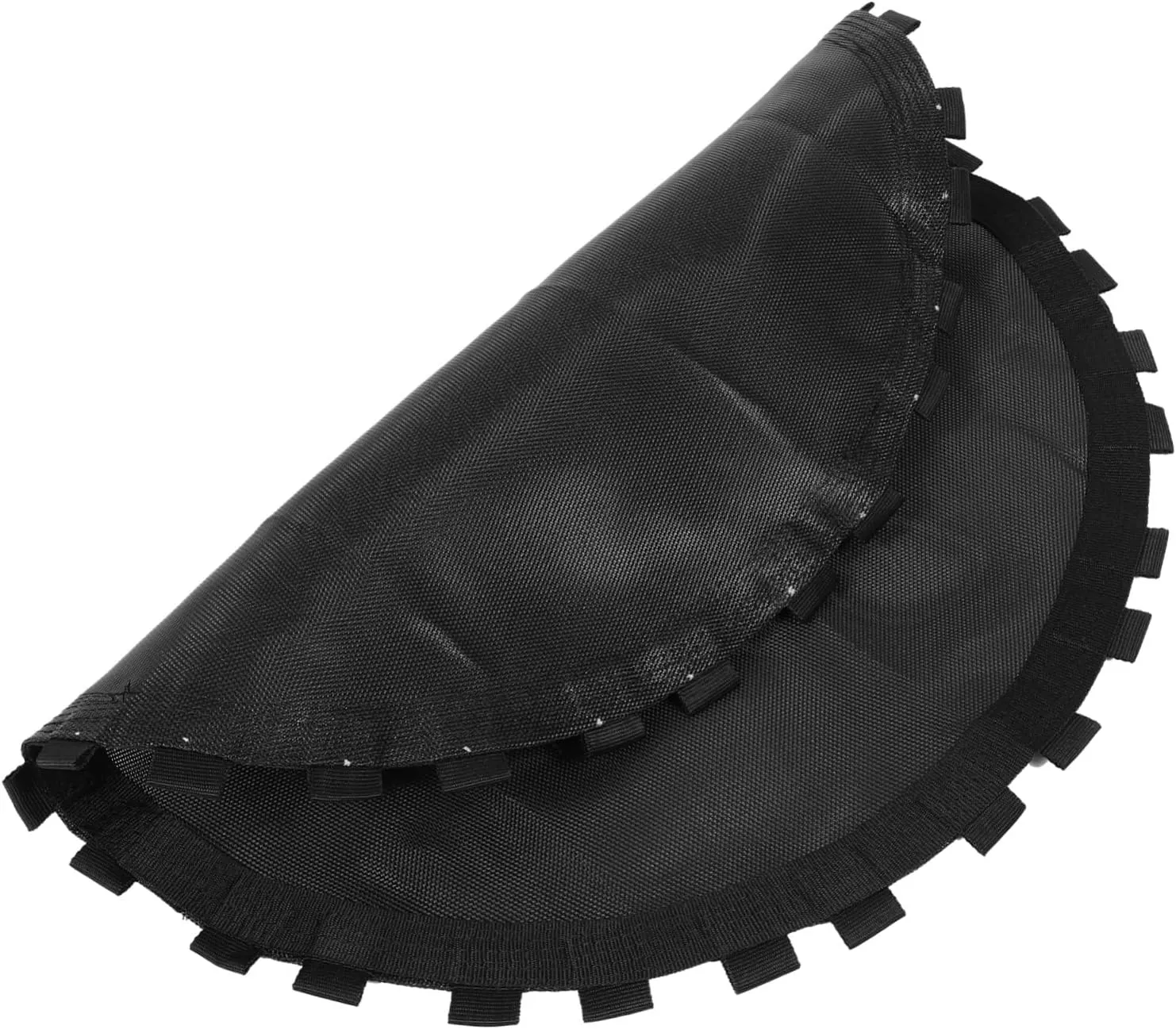 Trampoline Replacement Jumping Mat Heavy Duty Black Mesh Cushion Compatible with Spring Trampolines Durable and Secure Accessory for Endless Fun