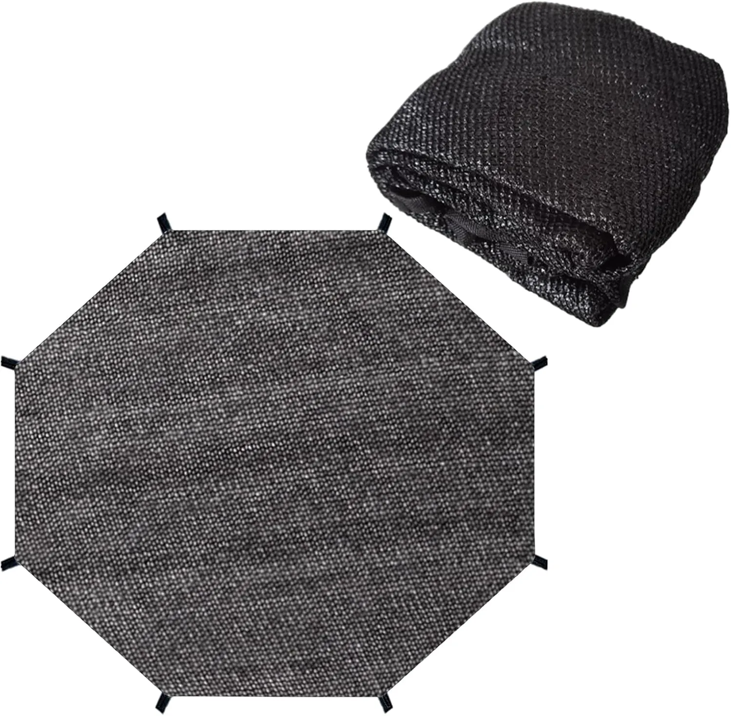 Trampoline Shade Cover - Sunshade Trampoline Canopy Cover | Cool and Breathable Protective Tool | Mesh Material Protective Tool for Picnics, Backyards, Community Events