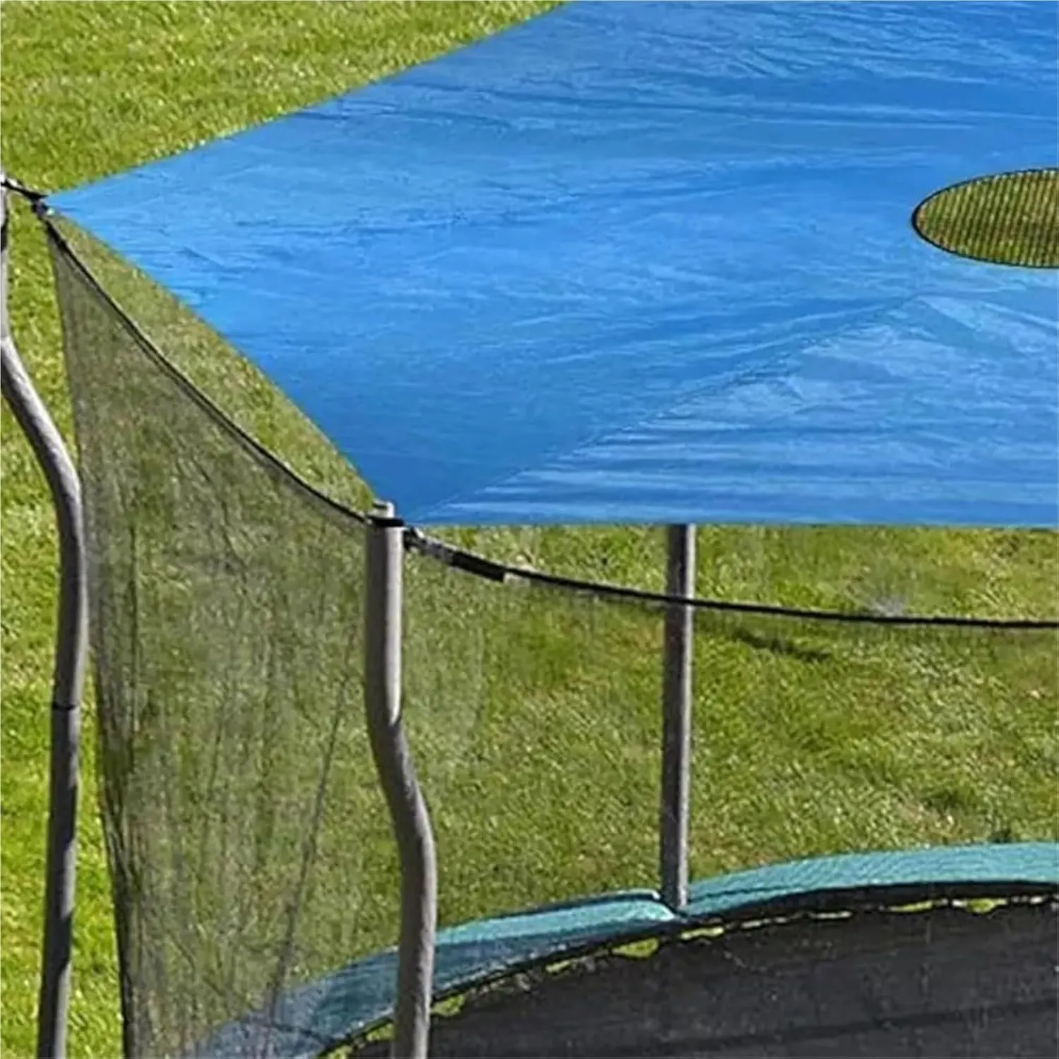 Trampoline Tent 6/8/10/12/14 Foot Trampoline Sunshade Cover 6 Poles Trampoline Canopy Sun Rainproof Tent Cover