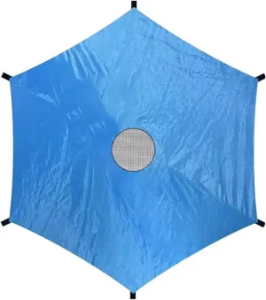Trampoline Tent 6/8/10/12/14 Foot Trampoline Sunshade Cover 6 Poles Trampoline Canopy Sun Rainproof Tent Cover