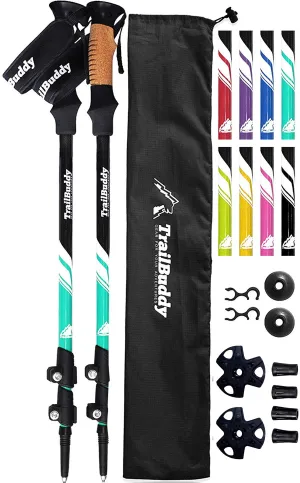 Trekking Poles - Aqua Blue