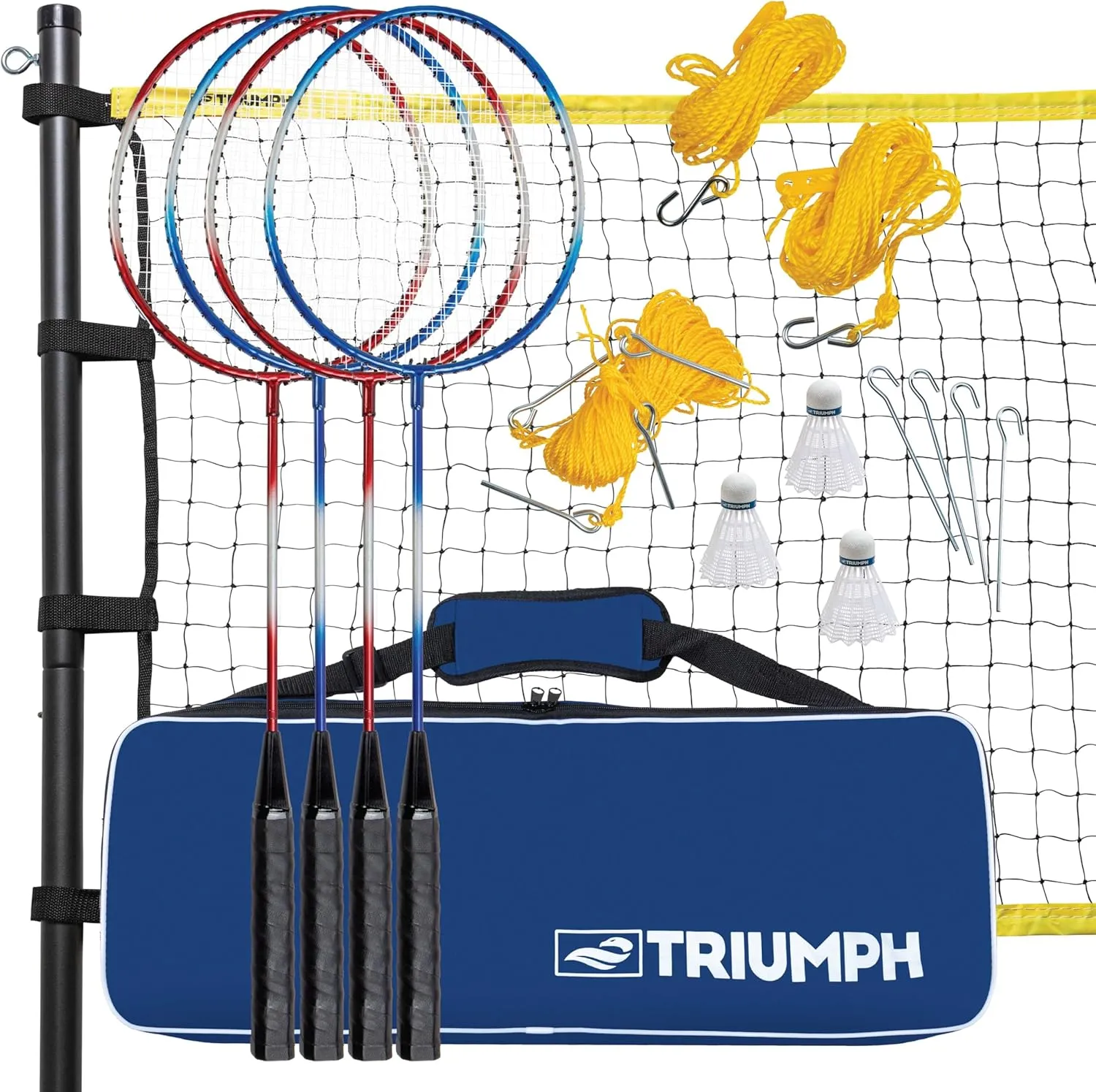 Triumph Badminton Set with Steel Construction