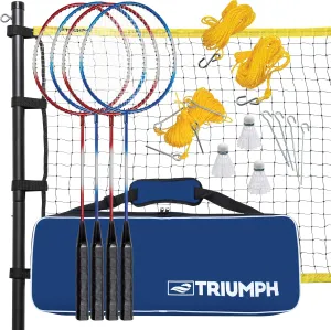 Triumph Badminton Set with Steel Construction