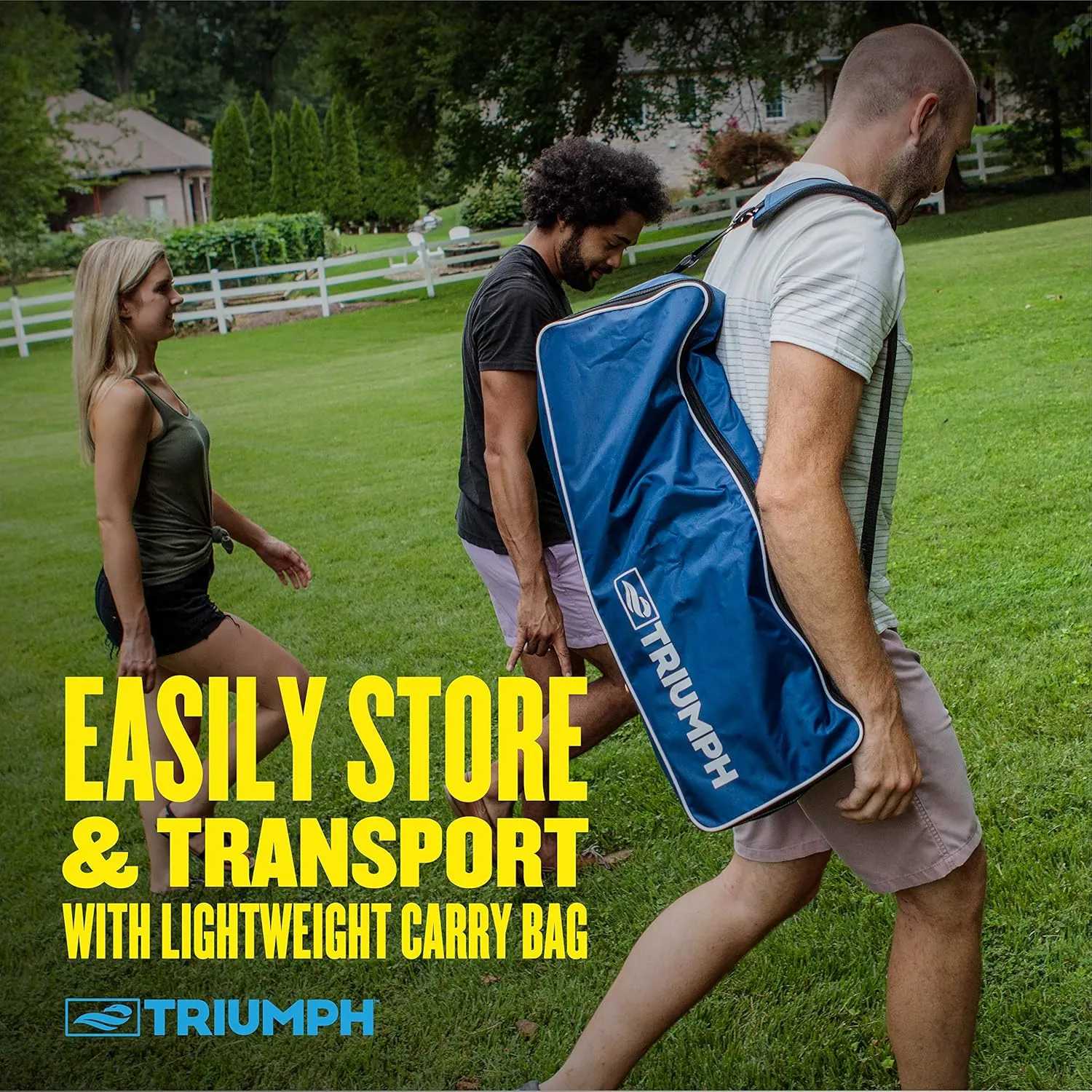 Triumph Badminton Set with Steel Construction