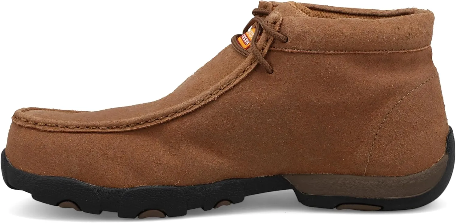 Twisted X Men's Work Chukka Driving Moc, Moc Toe Nano Toe