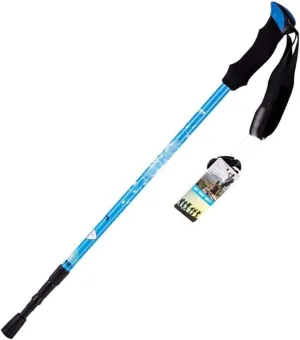 Ultralight Aluminum-Lightweight Telescopic Hiking Poles,Aluminum Alloy Inner Lock Ultra Light Short Telescopic Folding Straight Handle