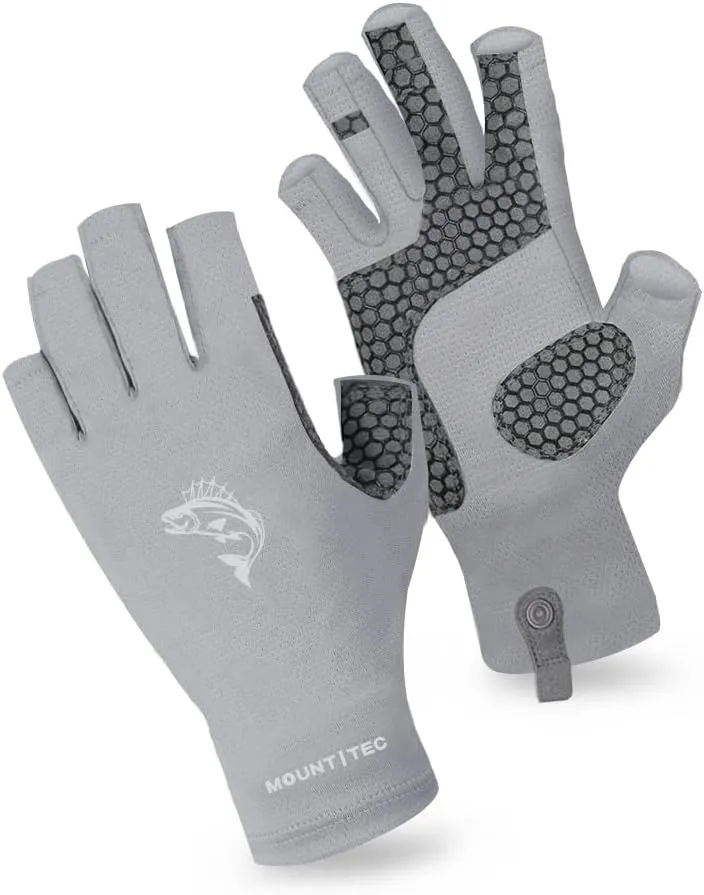 Unisex UV Protective Fingerless Gloves UPF 50  Sun Glove for Outdoor Fishing Cycling Hiking Driving Kayaking