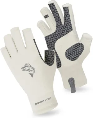 Unisex UV Protective Fingerless Gloves UPF 50  Sun Glove for Outdoor Fishing Cycling Hiking Driving Kayaking