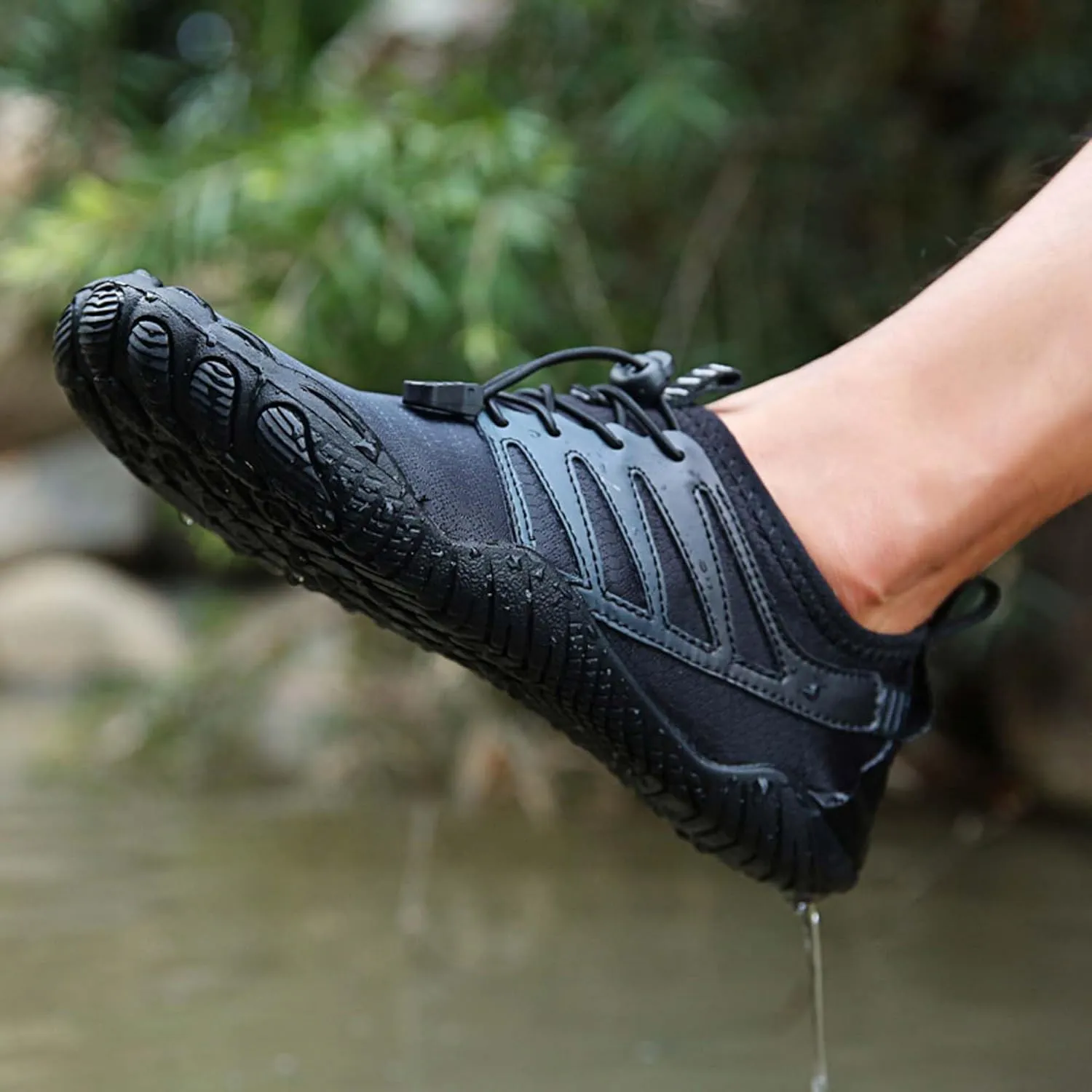 Unisex Walking Shoes Non-Slip Soft Bottom Fitness Dance Training Shoes Lightweight Barefoot Shoes Breathable Bicycle Shoes Outdoor Beach Swimming Water Shoes