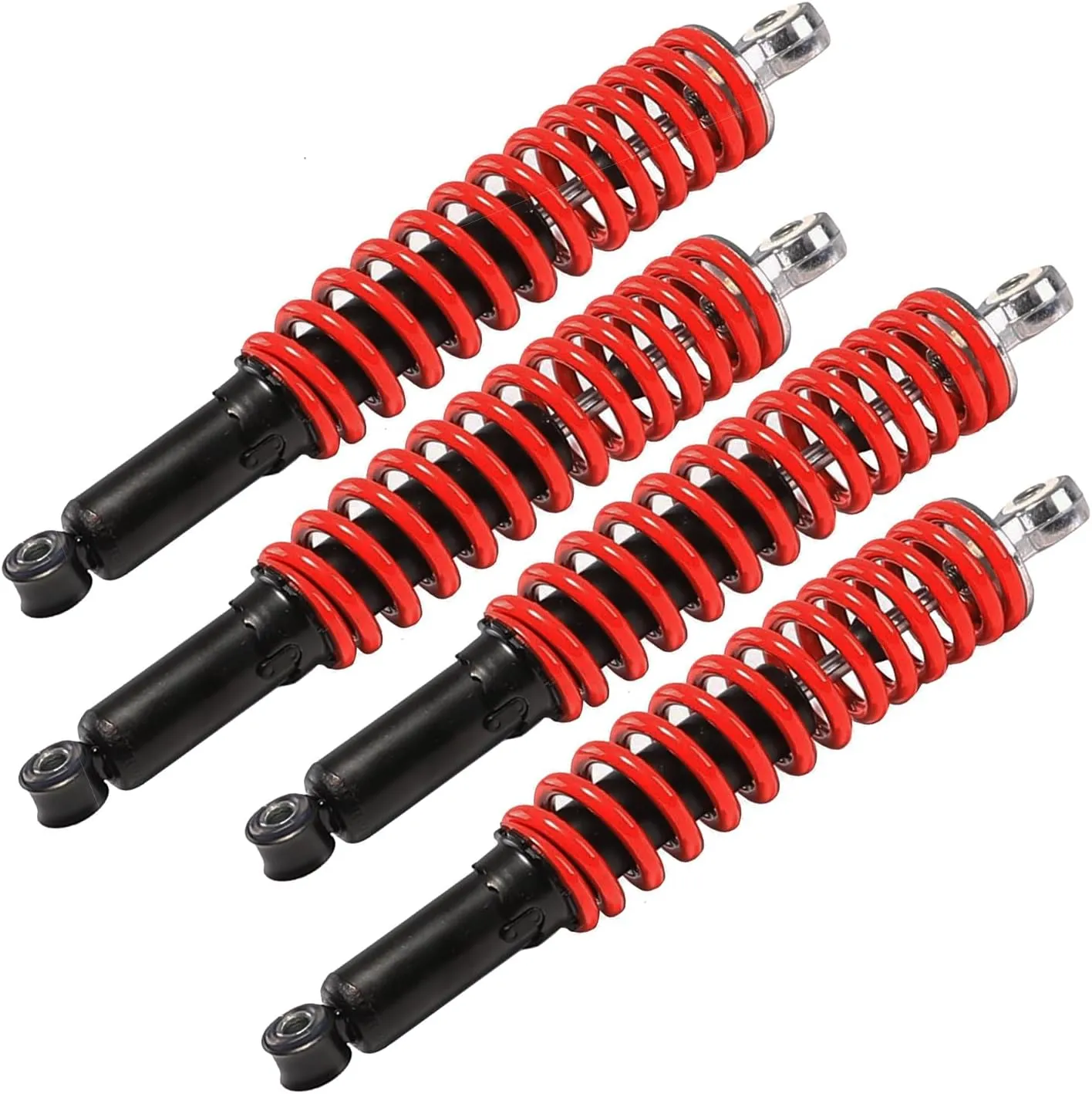 Universal Front Shock Absorber, 350mm/13.77inch 500LBS Suspension Spring Shocks for Electric Bike, Mini Motorcycle, Dirt Bike, ATV, Go Kart (4 pcs)