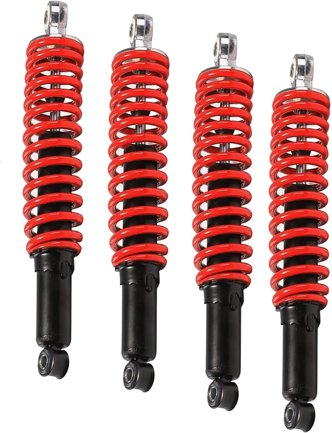Universal Front Shock Absorber, 350mm/13.77inch 500LBS Suspension Spring Shocks for Electric Bike, Mini Motorcycle, Dirt Bike, ATV, Go Kart (4 pcs)
