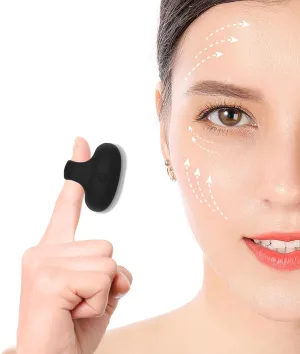 Upgrade Mini Facial & Eye Massage Ball Portable Travel Pocket USB Rechargeable Skin Care Massage Tools Relieve Eye Dark Circles,Puffiness,Fatigue Facial Muscles Tighten Anti-Aging. (Black)