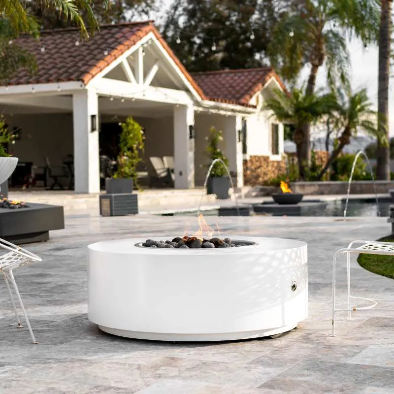 Upland Fire Pit - Powder Coated Metal | 48" w x 24" h
