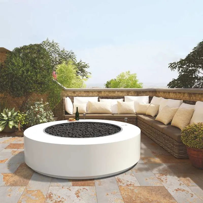 Upland Fire Pit - Powder Coated Metal | 48" w x 24" h