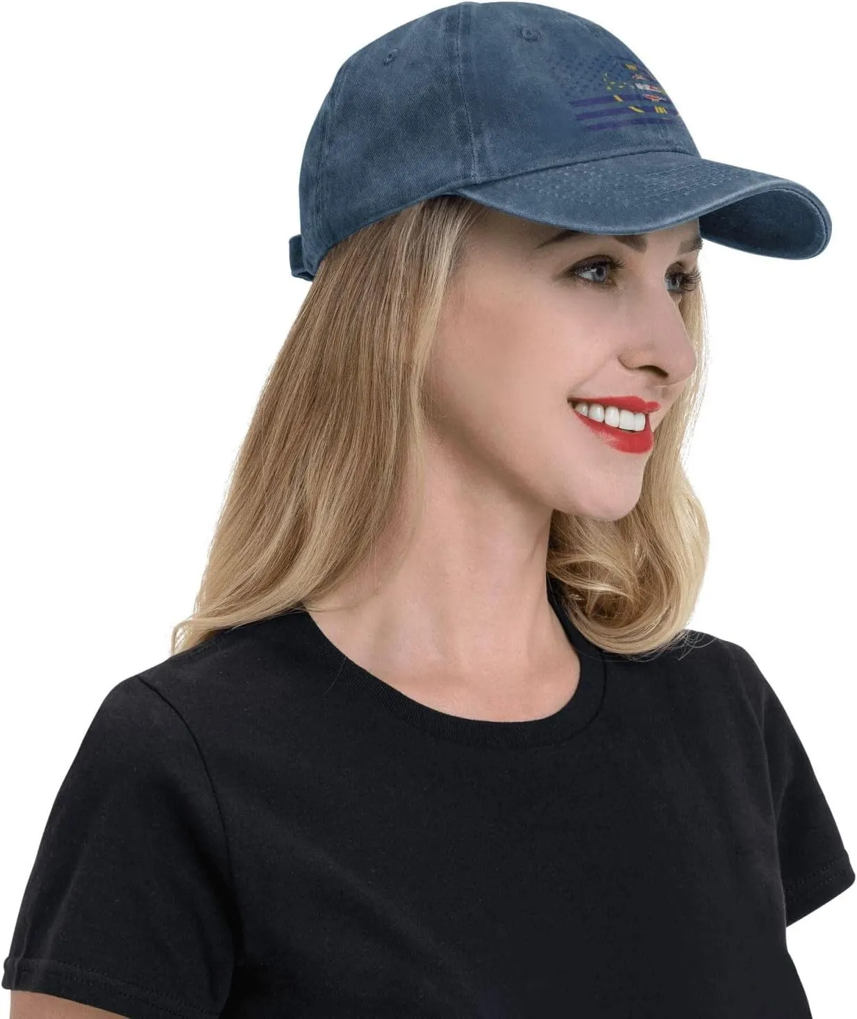 US and Flag of Omaha, Nebraska Baseball Cap for Men Women Adjustable Vintage Washed Cotton Dad Hat