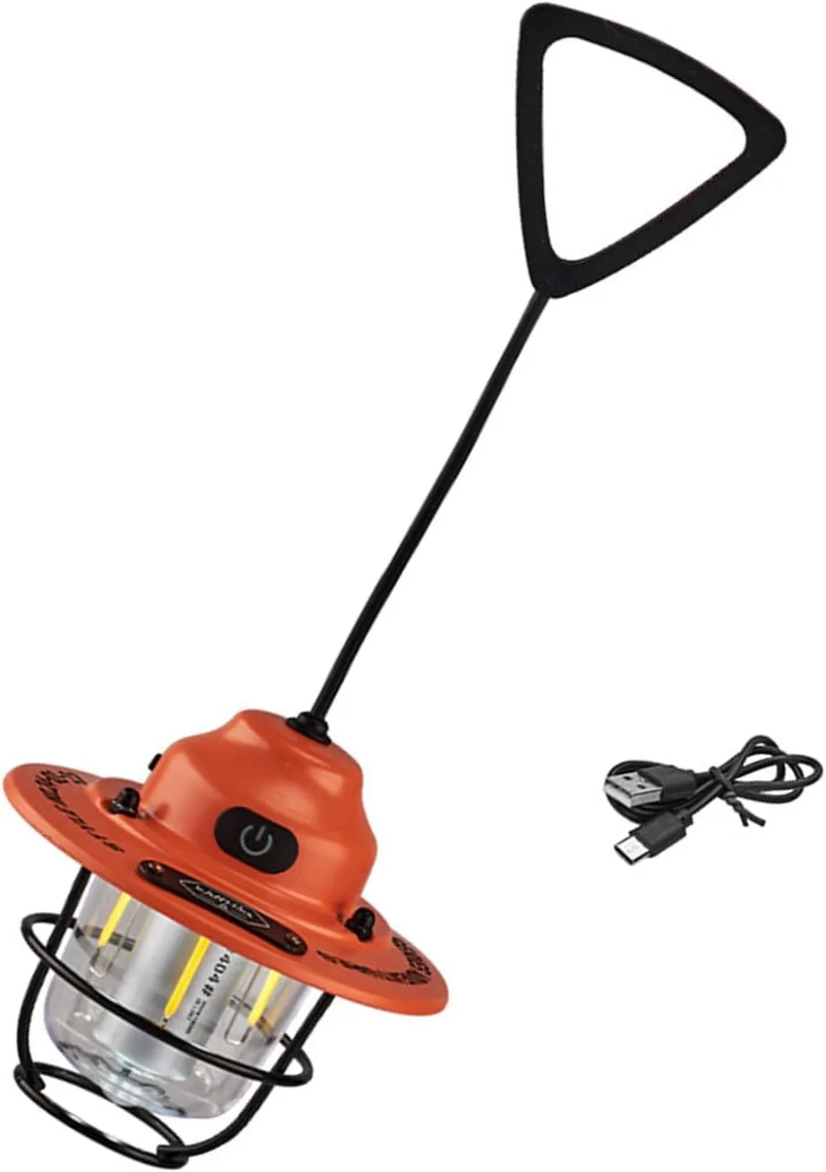 USB Rechargeable Tent Light IPX4 Waterproofs Camping Accessories Portable for Hiking Backpacking Fishing