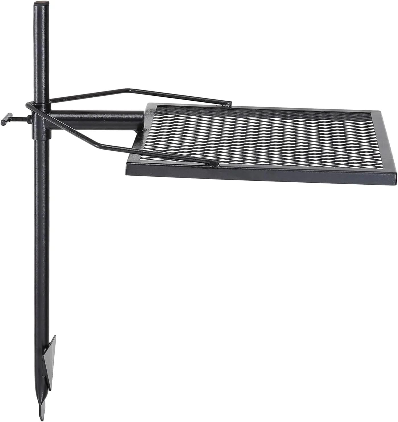 VEVOR Swivel Campfire Grill, Fire Pit Grill Grate over Fire Pits, Heavy Duty Steel Grill Grates, 360° Adjustable Open Fire Outdoor Cooking Equipment, Portable Camp Fire Racks for Camping Outdoor BBQ