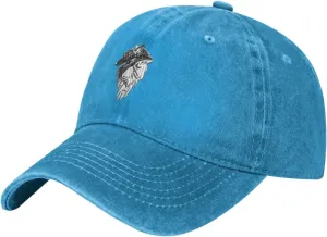 Viking Norse Wolf Raven Vintage Baseball Cap Unisex Adjustable Cowboy Hat Outdoor Travel Casual Hat Black