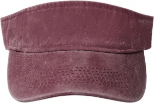 Vintage Flag Map of Tuvalu Sun Visor Hats for Women Men Cotton Adjustable Sports Empty Top Golf Cap